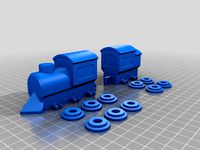 Train with caboose by Samuel-Tinkerer