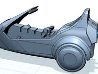 Sinclair C5 Keyring by Dorchester3D
