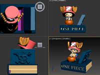 One Piece Chopper cellphone stand2 by athenakuk