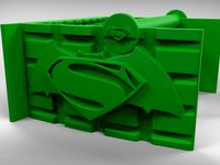 kryptonite batman vs superman toilet paper holder by dav88