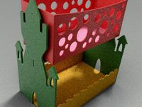 608ZZ double bearing Housing and Cap by KhalidKhattak