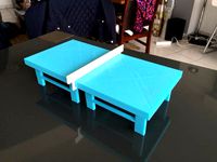 FLEXI - Ping pong table 30 x 15 cms- Table de ping pong - table tennis -tischtennis by Hyppolite