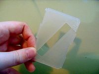 Credit card phone stand. by rallekralle11