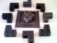 Diced Cube (3D Printed Version) by PArtzzles