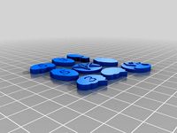 Elder Sign/Eldritch Horror Game Tokens by ulmeck