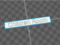 "Children Room" Simple Door Tag by BoltzRnD
