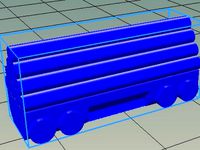 Ticket To Ride Log Car by celticht32