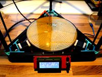 Kossel XL buildplate tabs (250mm glass) by SkyDro