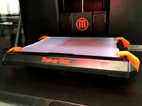 Fleks3d Clip for Makerbot 5th Gen Printbed by flyinggorilla