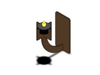 Wall Mounted Tealight Candle Holder by nimaid