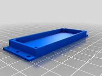 prototype board bottom case with mount holes by AleyRobotics