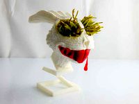 rabbit / bunny flower pot by roleplayupkit