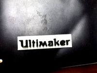 Ultimaker logo nameplate (Single/Dual Extrusion) by billioncash