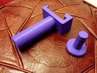 Extensible filament holder for 6mm acrylic frame by Nuxeretes