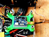 ZMR250 Middle plate for VTX/Receiver/... by bob144