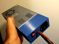 12V PSU cover with integrated fuse box  by diegognavarro
