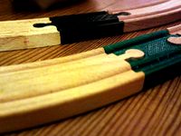 Wooden toy railway adapters by poneymort