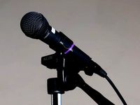 Microphone holder for Skil tripod (35mm square quick release plate) by laurent_despeyroux