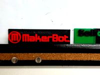 MakerBot nameplate (Single/Dual Extrusion) by billioncash