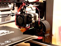 51x51x25mm blower fan holder and duct for Wanhao Duplicator i3 by ornotermes