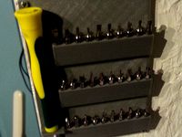 Holding rack for precision screwdriver and 30 bits by hedberg90