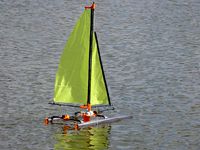 rc katamaran sailboat by PrinzTom