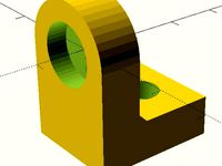 Universal, customizable nut and bearing holder / 90° adapter by docpayce