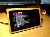 Lasercut Raspberry PI 7" Display stand by elzekool