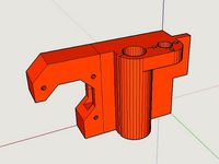 X Motor mount for Anet A8 by Simhopp