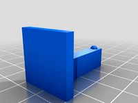 Wanhao Duplicator i3 scraper holder (Simple) by RSSD