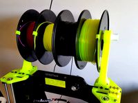 Filament Stand for Geeetech Prusa I3X Acrylic by Eberleg