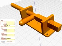 Sliding Door Bolt by z3d