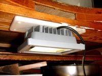 Slim installation plate for a 10W LED light by jsalin