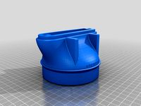 Handle Hole Vent, Flashforge Creator Pro by jim_epd