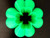 Lucky 4 Leaf Clover Sine Vase by UrbanAtWork