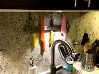 IKEA GRUNDTAL Knife Rack Damage Free Tape / Command Strip Mount by elahd