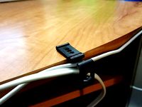 DESK cable holder by wowjaguar