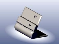 angle-adjustable Smartphone Dock (V2) by brummel1