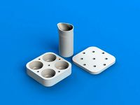 casting noise dampening silicon rubber feet by Skimmy