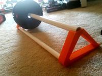 PVC Filament Spool Rack by kwaaaa