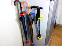 Magnetic umbrella holder by oldcyclist