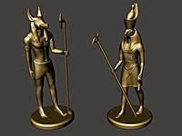 Horus & Anubis by FP-Creator