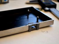 teensey cover and mount for Planck formed bottom by Amazing3D