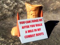 Walk a Mile in my Combat Boots by ASLLEXICON