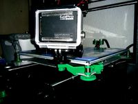 Wanhao Duplicator i3 GoPro or 6mm camera mount by Coder-Tronics