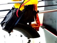 Custom 2-way fan duct for prusa i3 steel by Oaytekin