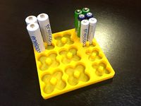 Doubled Customizable Battery Tray by joergp