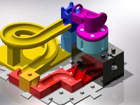 Modular Marble Machine for 8mm Ball Bearings by Corma