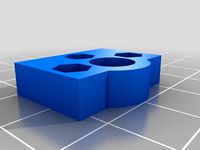 Graber i3 Y-axis Rods Support by 3DS-QUAD