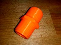 3/4" threaded double nipple by Hichi